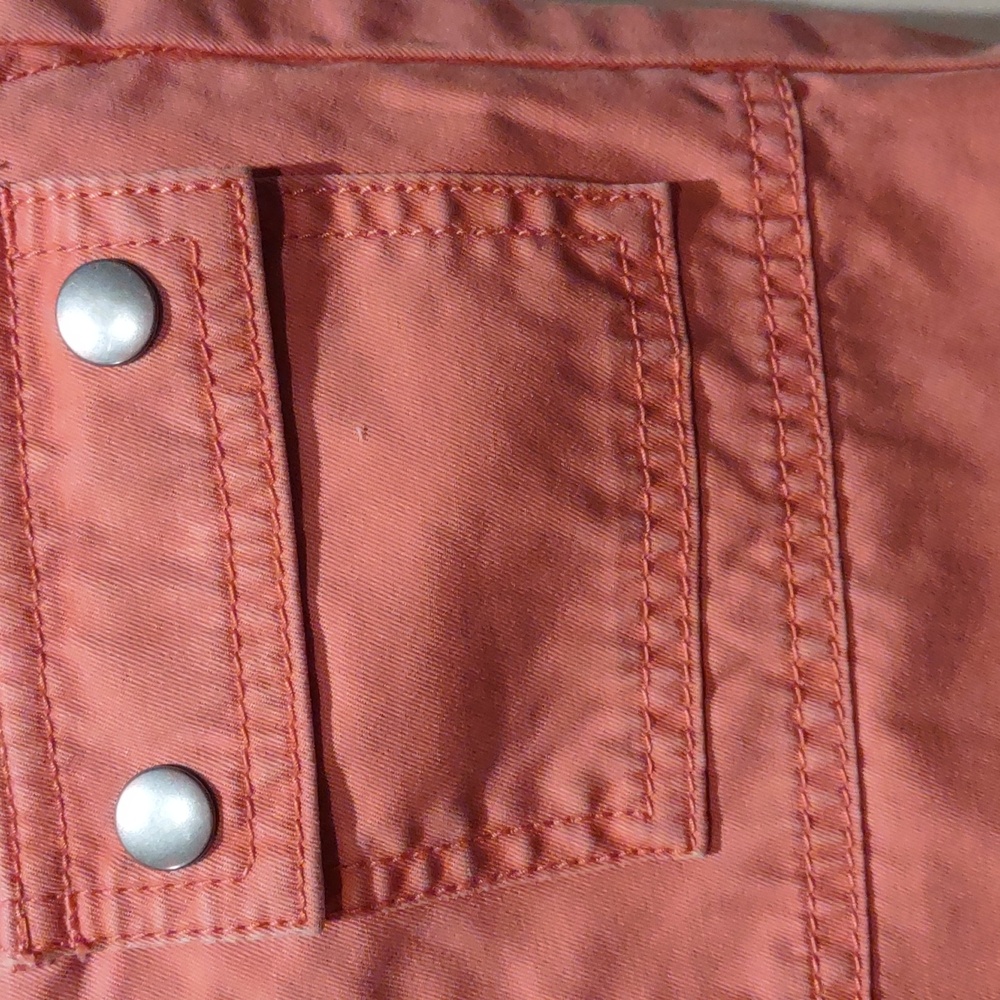 Gap Coral, Pink Cargo Capris Or Crop Pants, 4 - Picture 6 of 12
